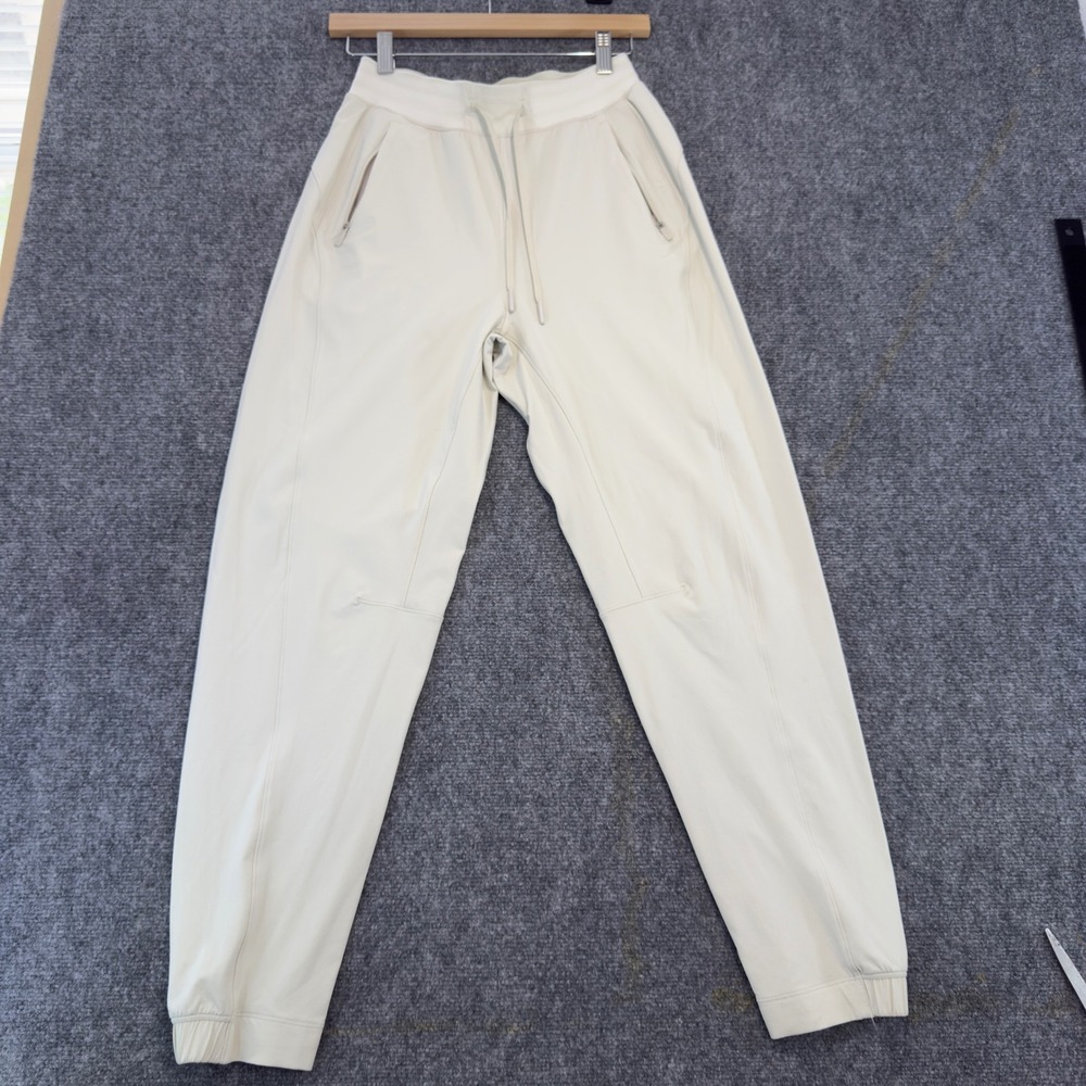 Lululemon Lab Utilitech Tapered Jogger Pants Bone White Size 4